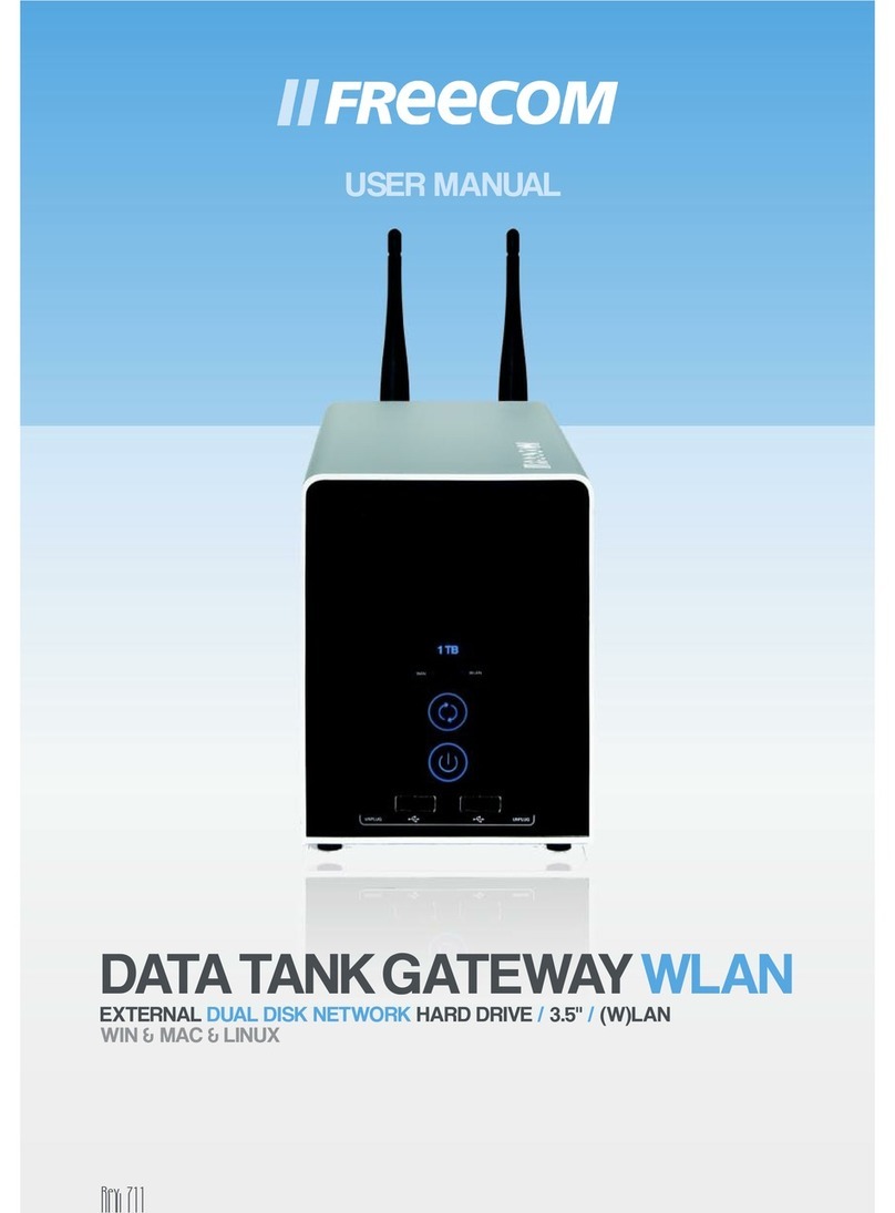 Freecom Data Tank Gateway WLAN user manual