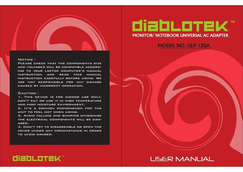 Diablotek ULP 120A User manual