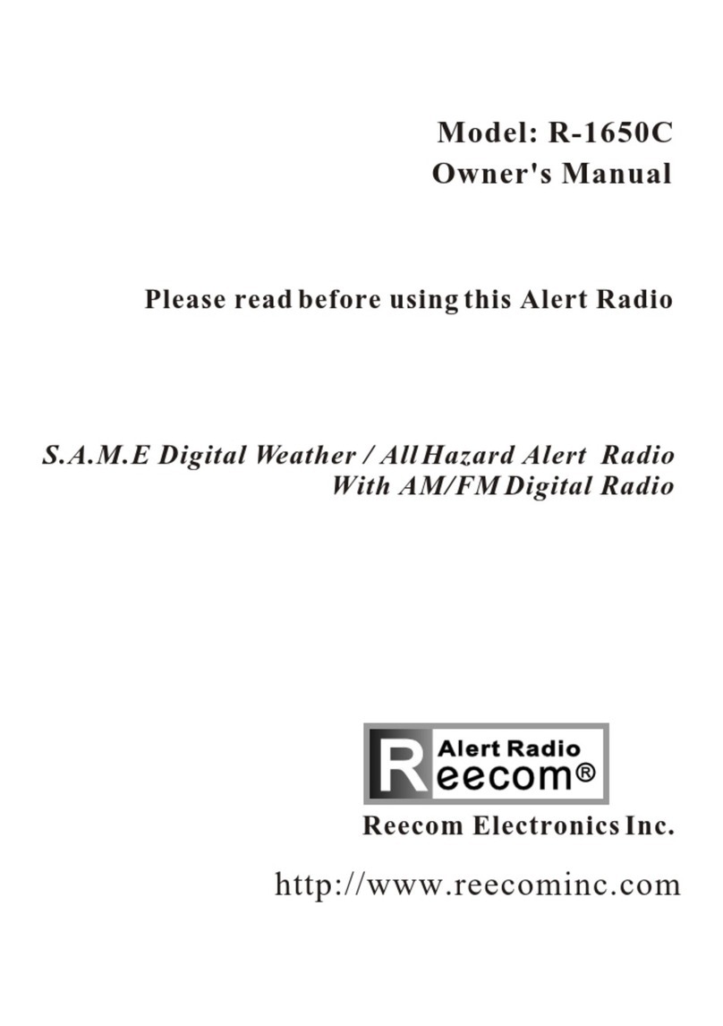 Reecom Electronics R-1650C User manual