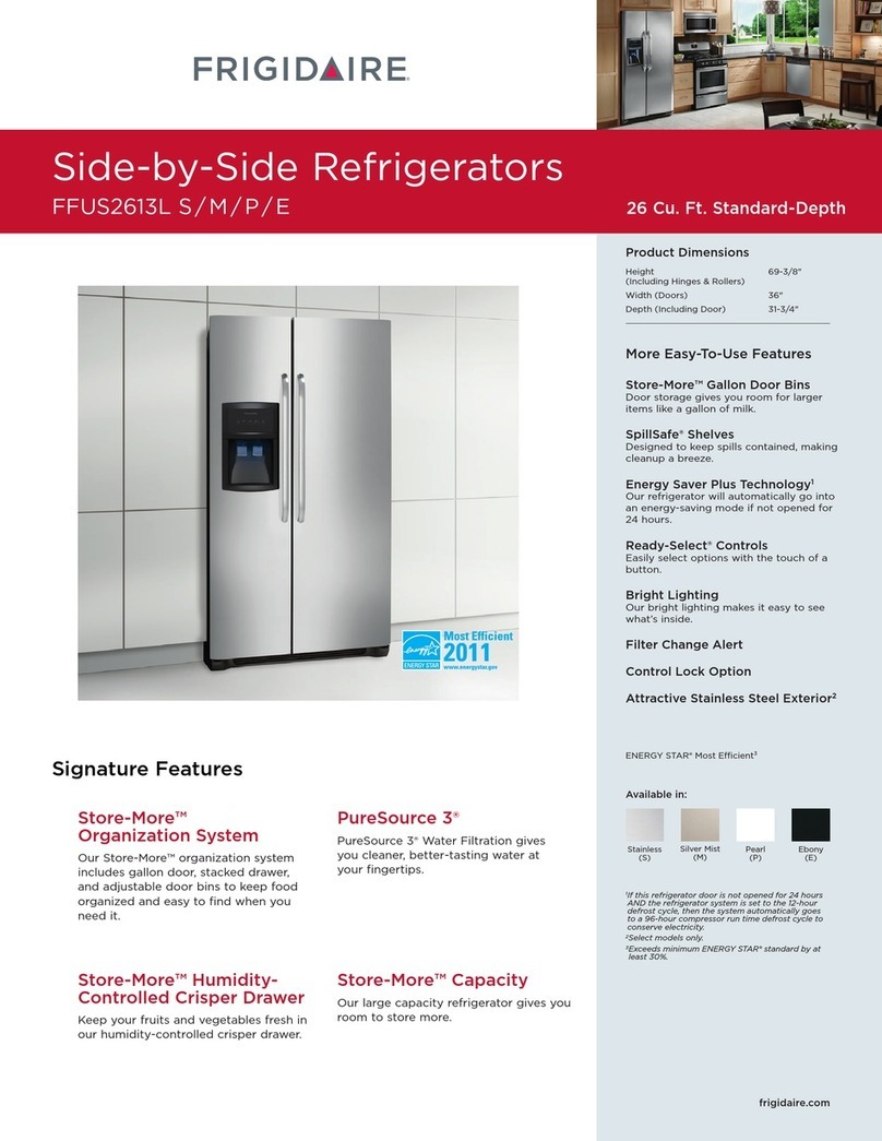 Frigidaire FFUS2613L S User manual