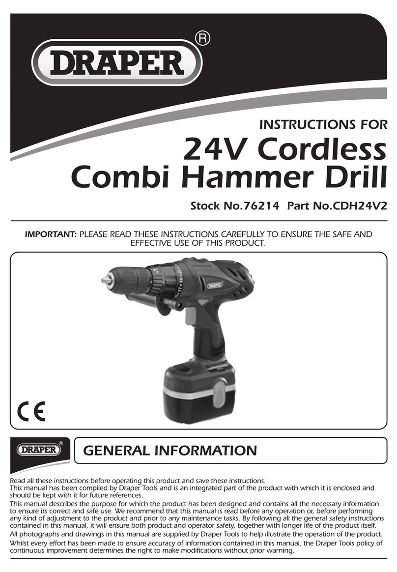 Draper CDH24V2 instructions