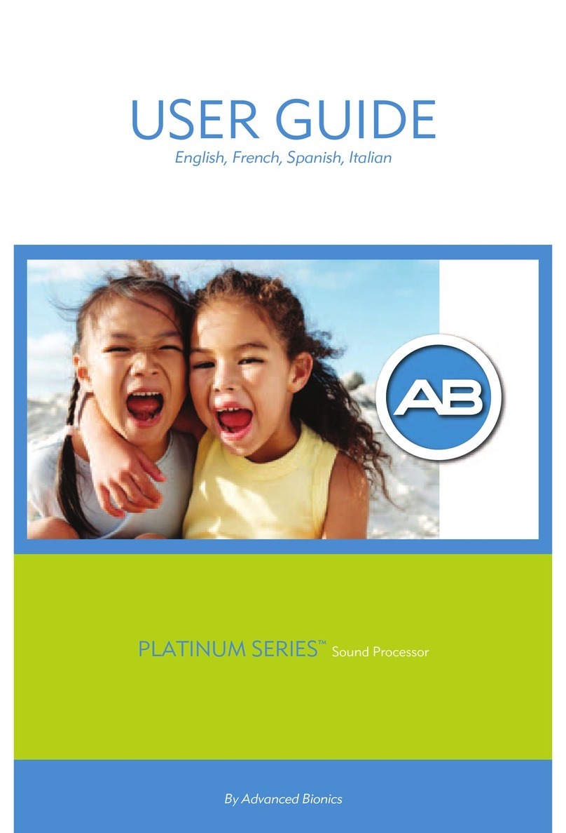 Advanced Bionics Platinum Series user guide Advanced Bionics Platinum Series user guide