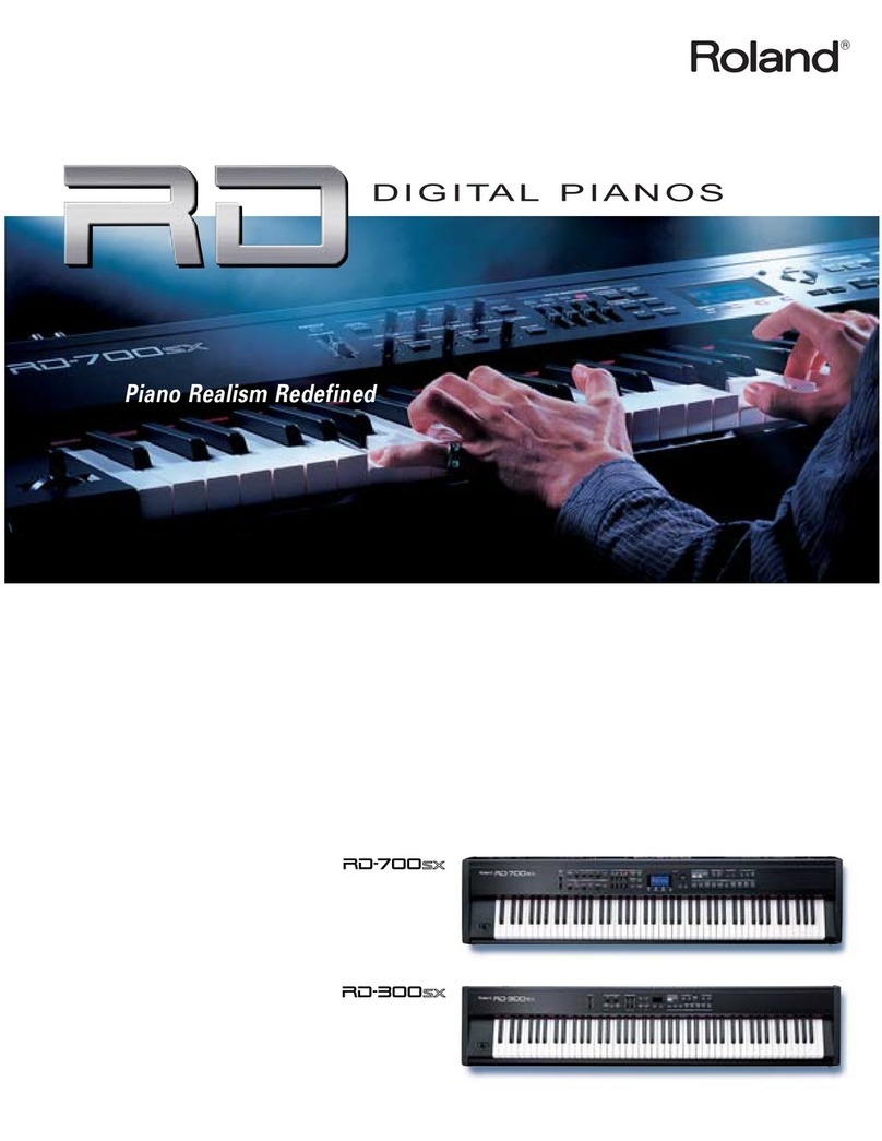 Roland RD-700SX User manual