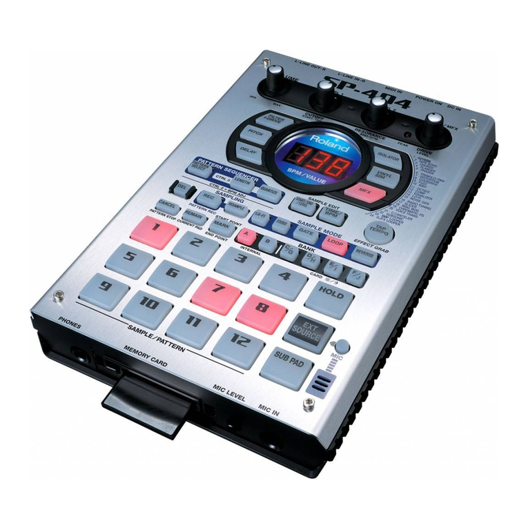 Roland SP-404 User manual