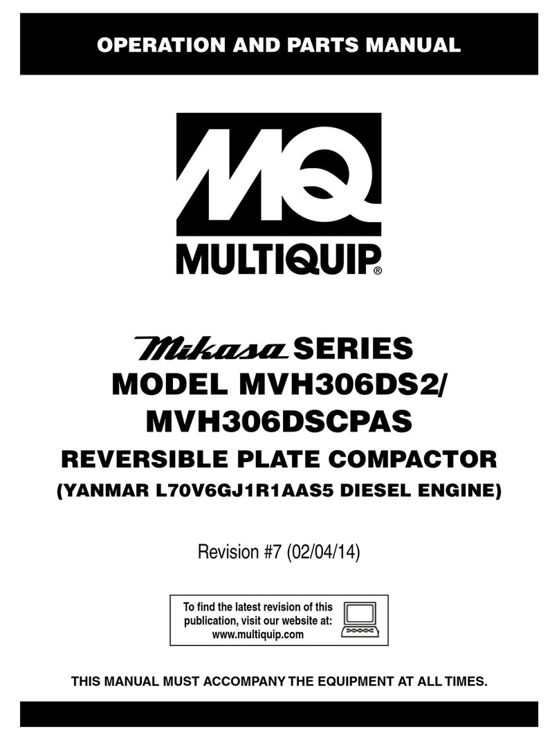 MULTIQUIP Mikasa Series MVH306ds2 Guide