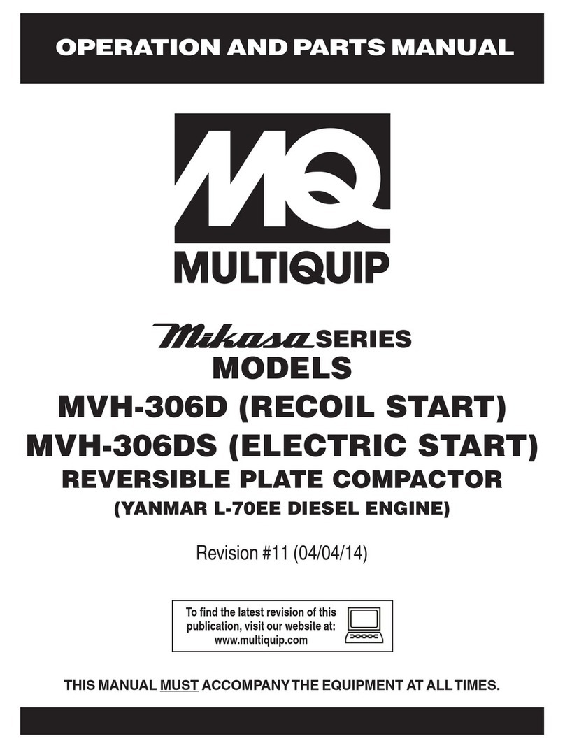 MULTIQUIP Mikasa series MVH-306D Guide