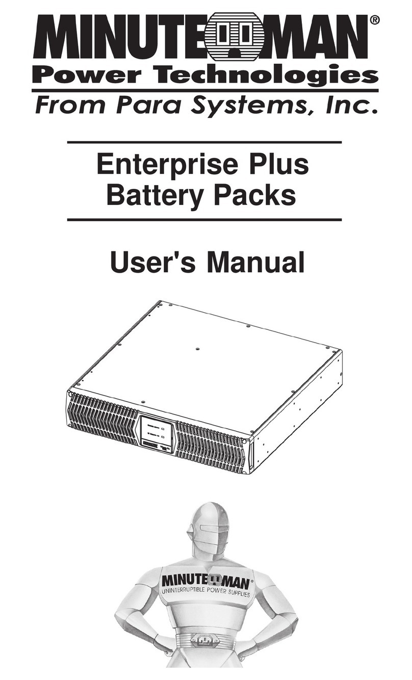 Minuteman EBP36XL user manual
