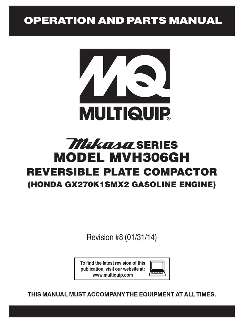 MULTIQUIP Mikasa Series MVH306GH Guide