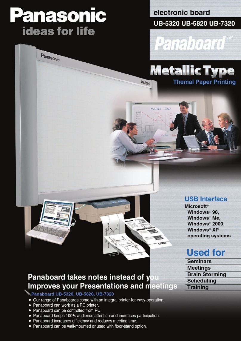 Panasonic Panaboard UB-5320 Specifications Panasonic Panaboard UB-5320 Specifications