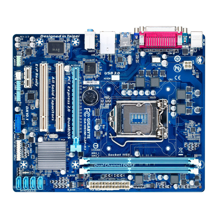 Gigabyte GA-H61M-S2P-R3 user manual