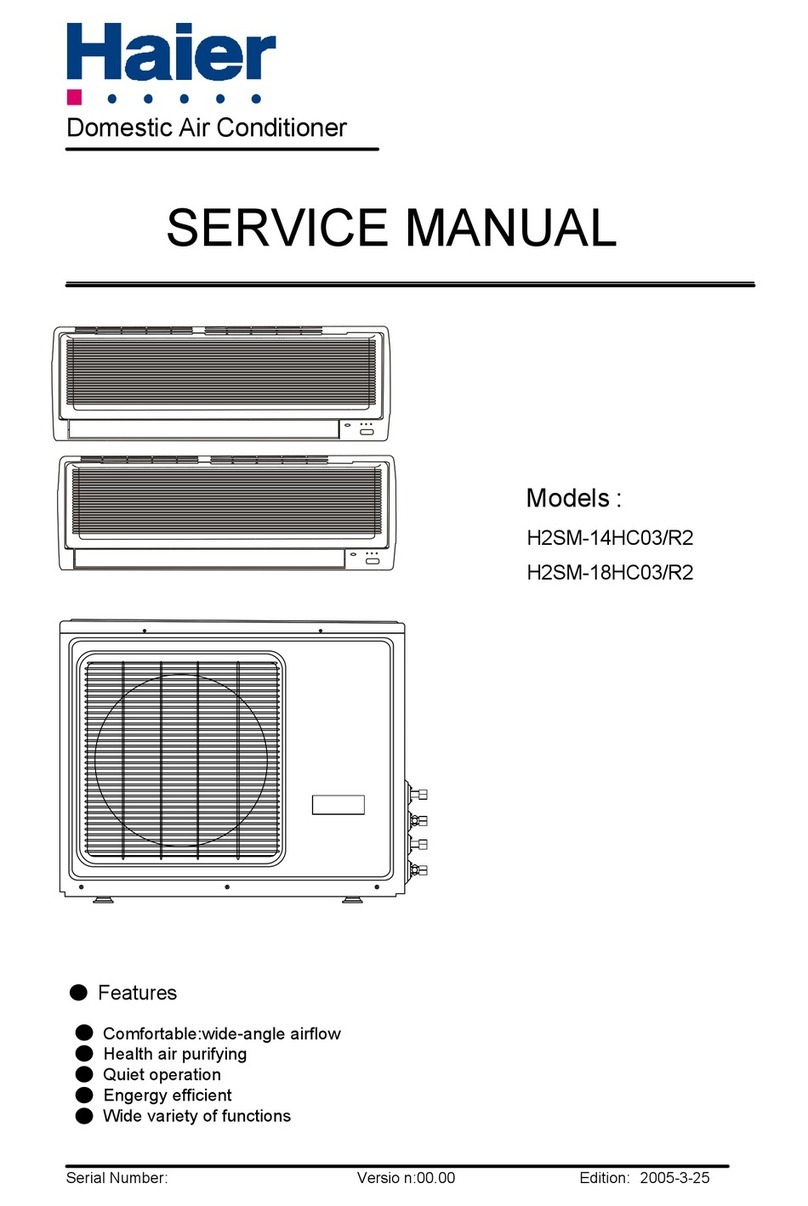 Haier H2SM-14HC03/R2 User manual