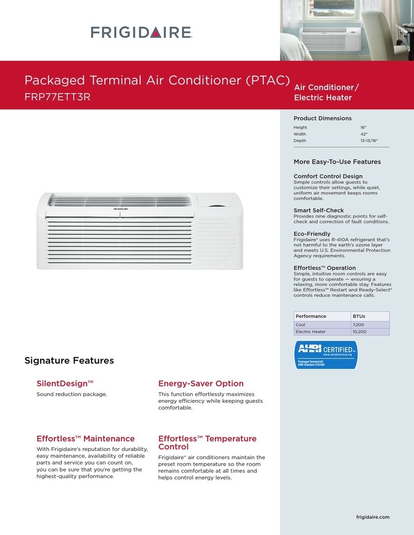 Frigidaire FRP77ETT3R User manual