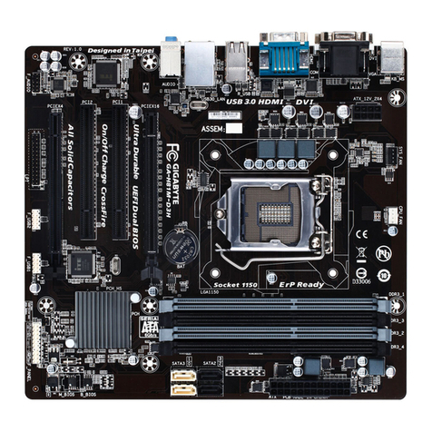 Gigabyte GA-H81M-D3H User manual