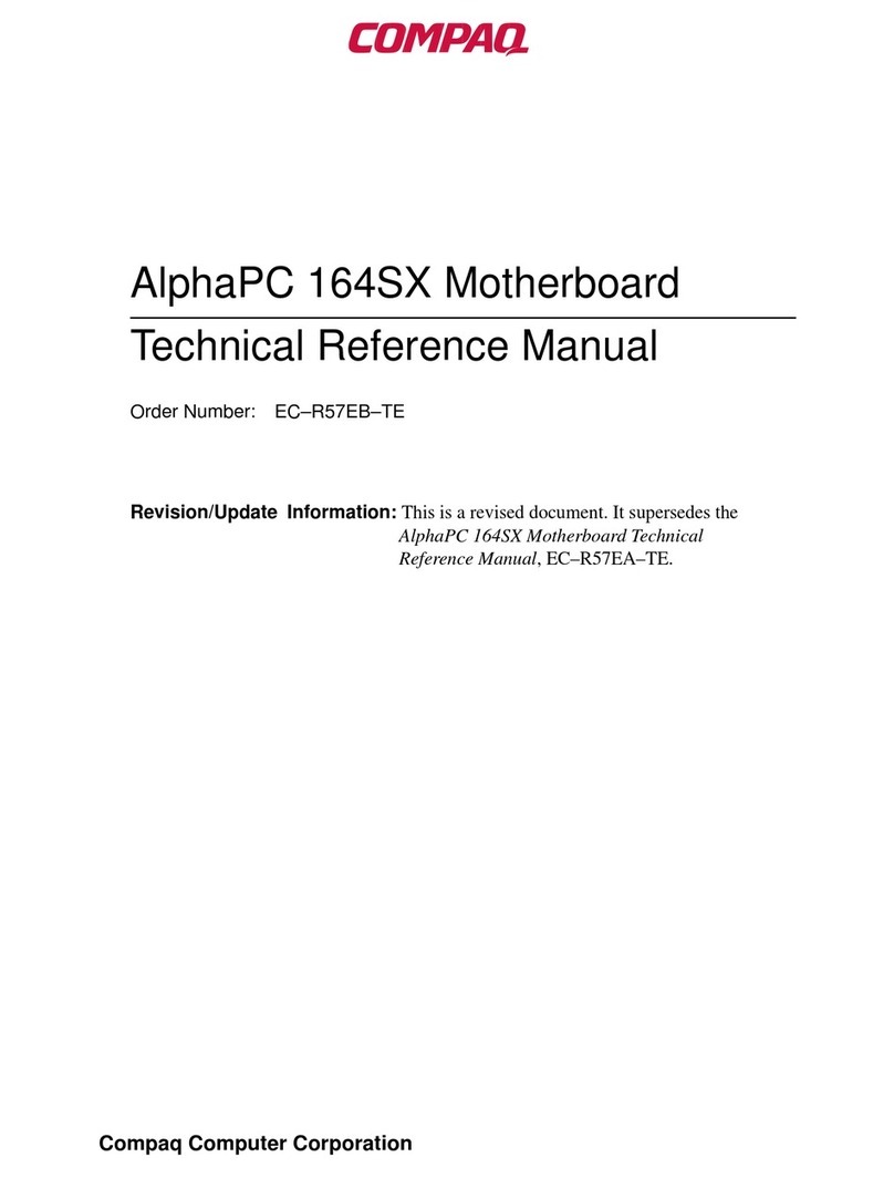 Compaq AlphaPC 164SX Product manual