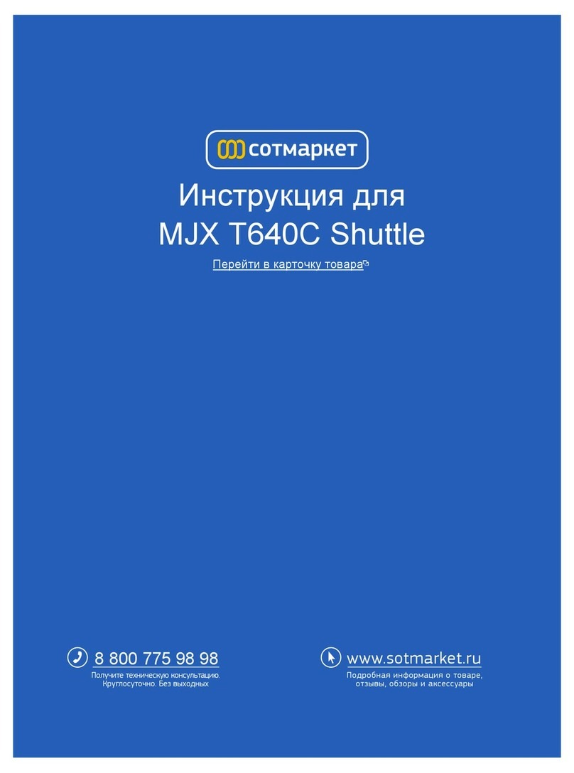 MJX T640C Shuttle User manual