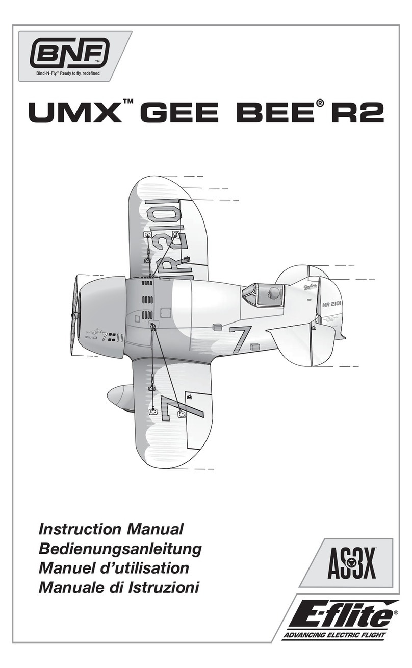 E-FLITE UMX GEE BEE R2 User manual
