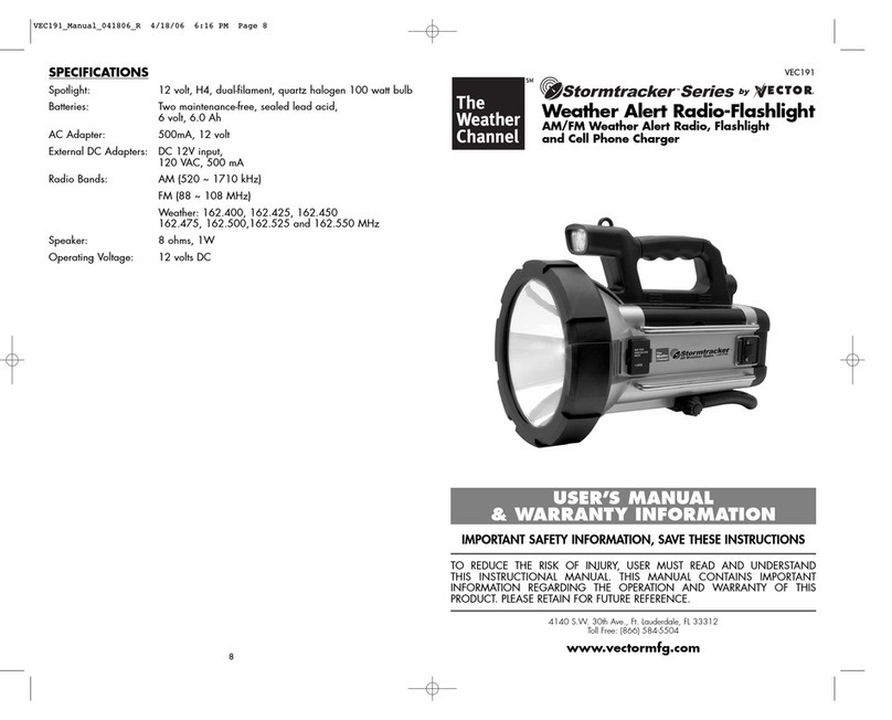 Vector Stormtracker Series Instruction Manual