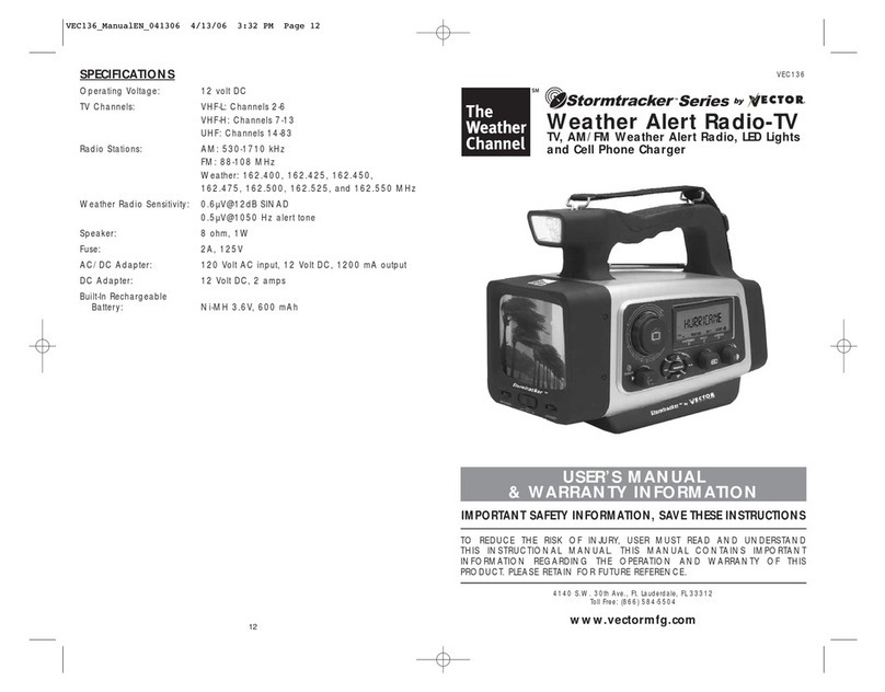 Vector Stormtracker Series Instruction Manual