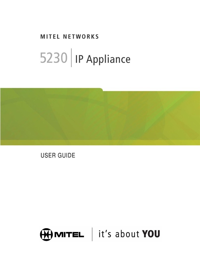 Mitel 5230 User manual