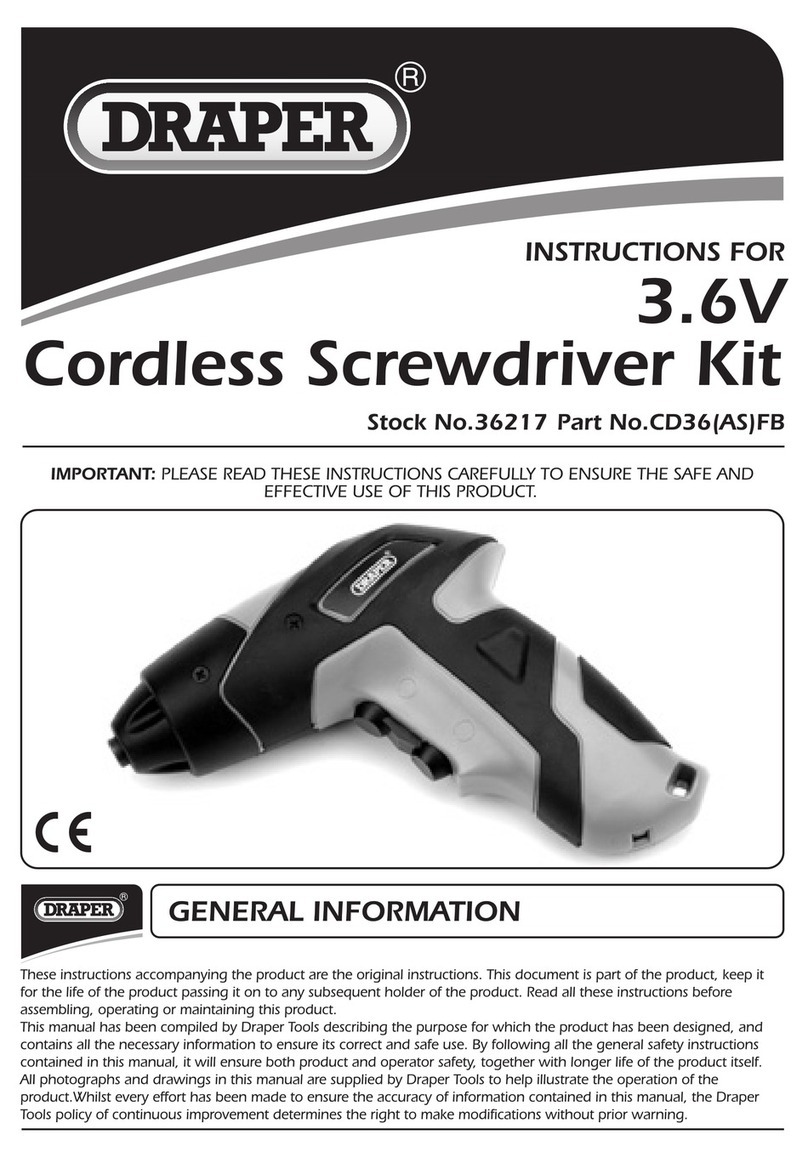 Draper CD36FB User manual Draper CD36FB User manual