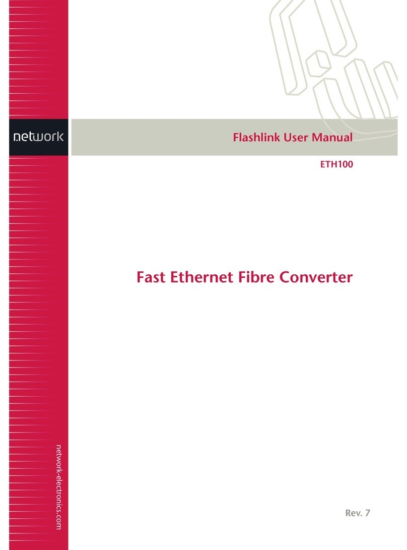 Network Electronics Flashlink ETH100 User manual Network Electronics Flashlink ETH100 User manual