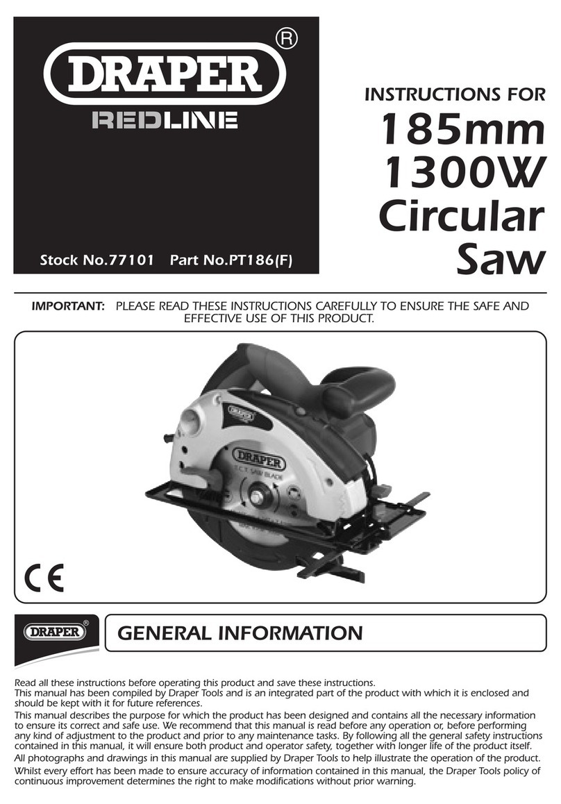 Draper PT186 User manual Draper PT186 User manual