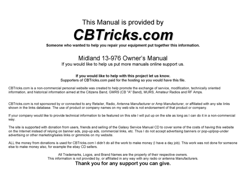 Midland 13-976 owner's guide