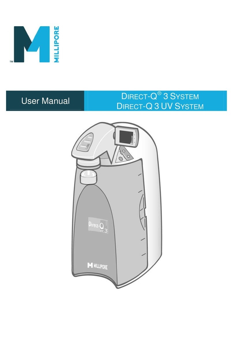 Millipore DIRECT-Q 3 SYSTEM user manual