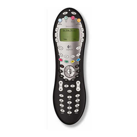 Logitech Harmony 610 User manual