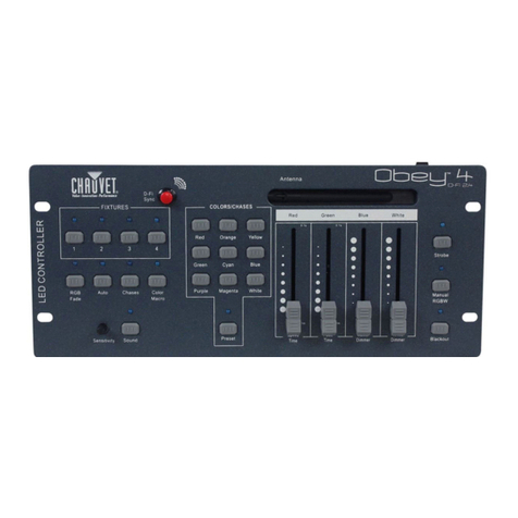 Chauvet Obey 4 D-Fi 2.4 User manual
