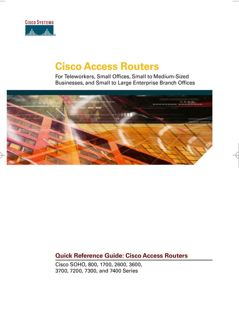Cisco SOHO Series User manual