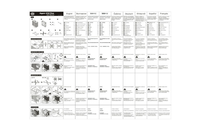 Cooler Master Hiper 212 Plus user manual
