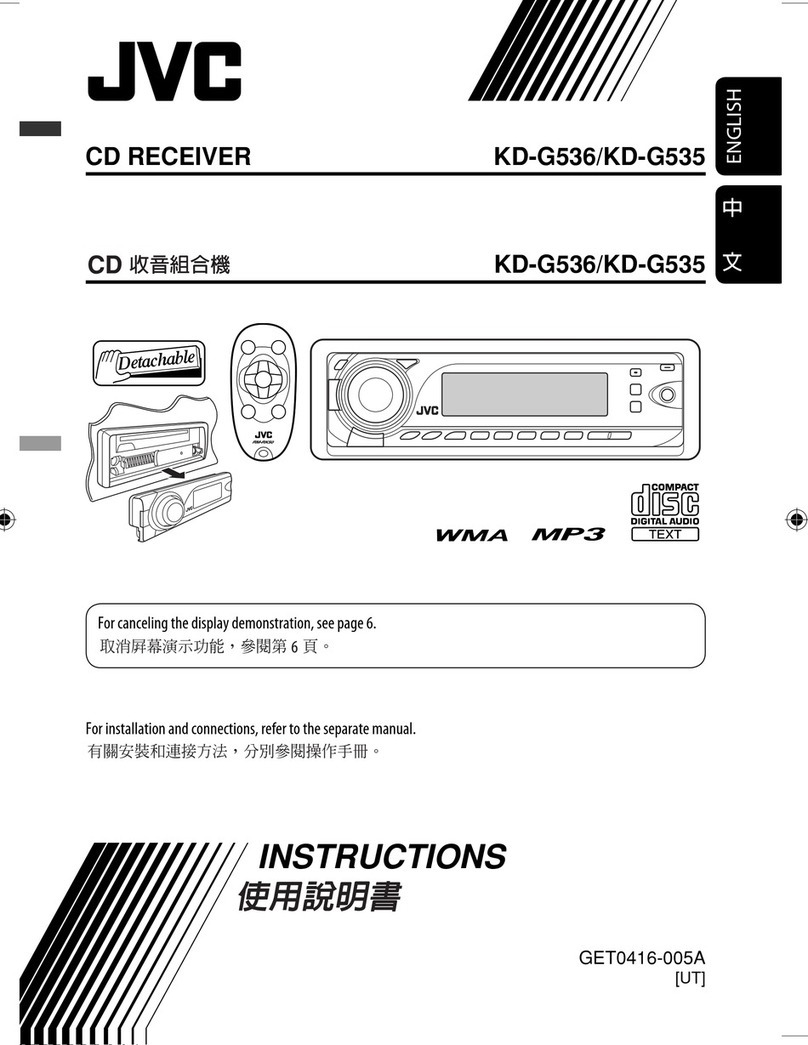 JVC KD-G536 User manual