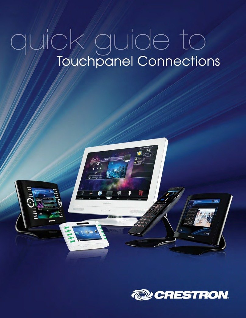 Crestron TPMC-8L User manual