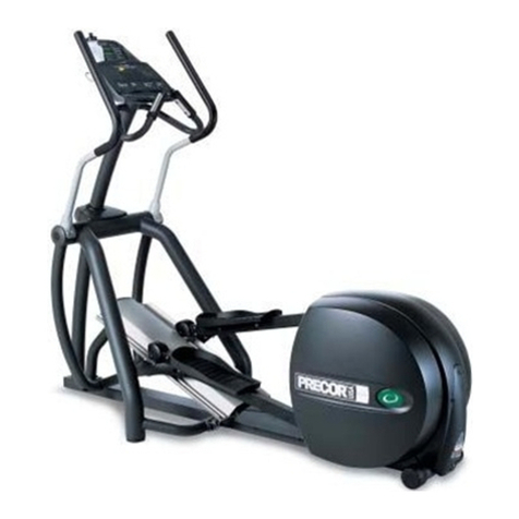 Precor Move Beyond EFX556 NAVY User manual