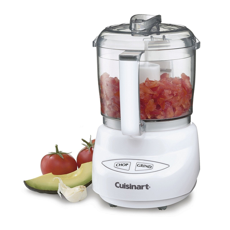 Cuisinart DLC-2ABY Series Service manual Cuisinart DLC-2ABY Series Service manual