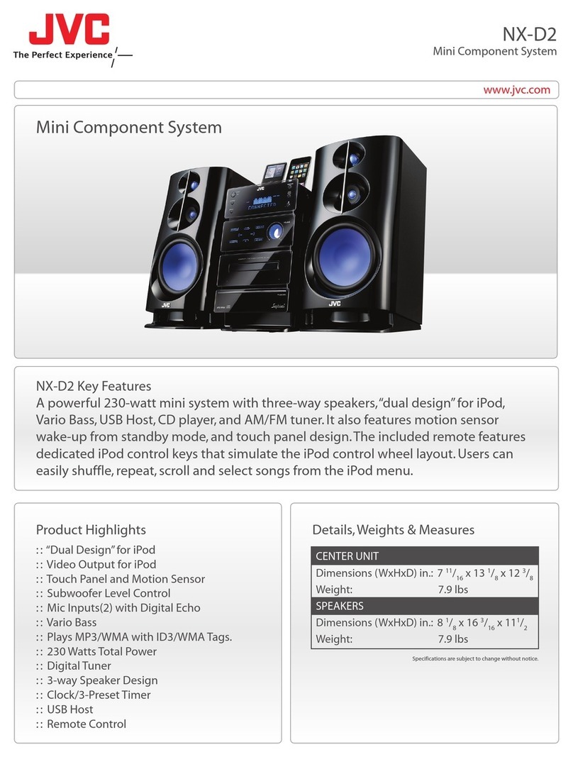 JVC NX-D2 User manual