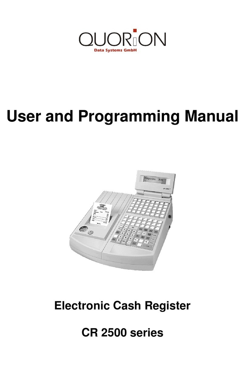 QUORION CR 2500 Owner's manual