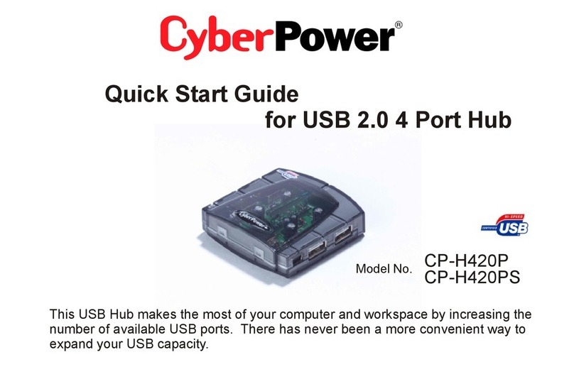 CyberPower CP-H420P User manual