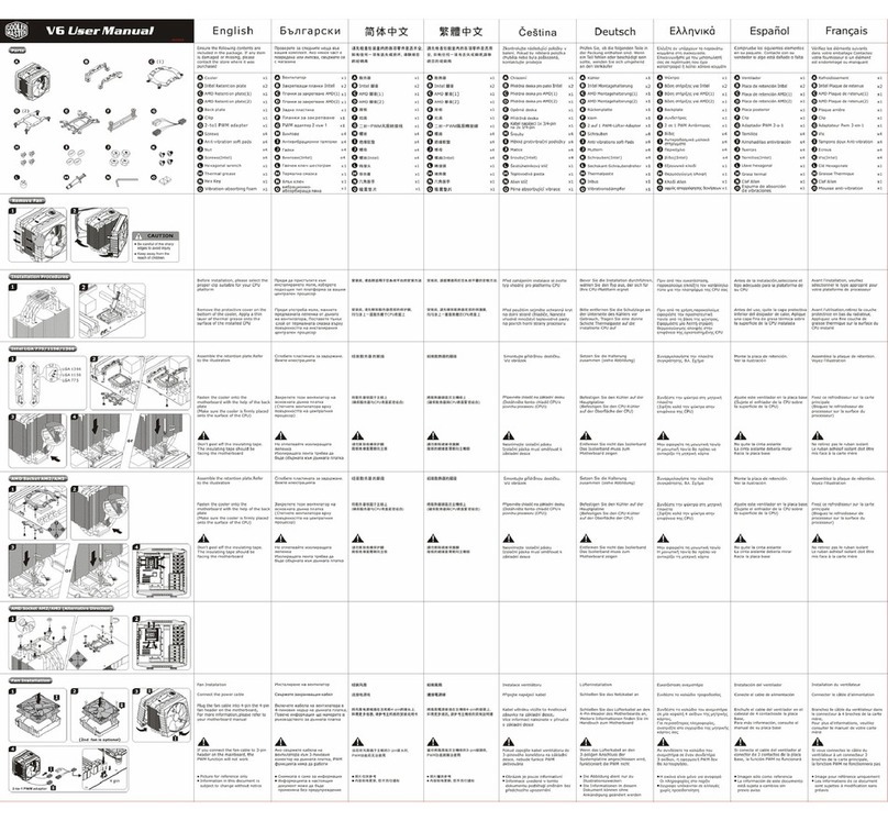 Cooler Master V6 User manual