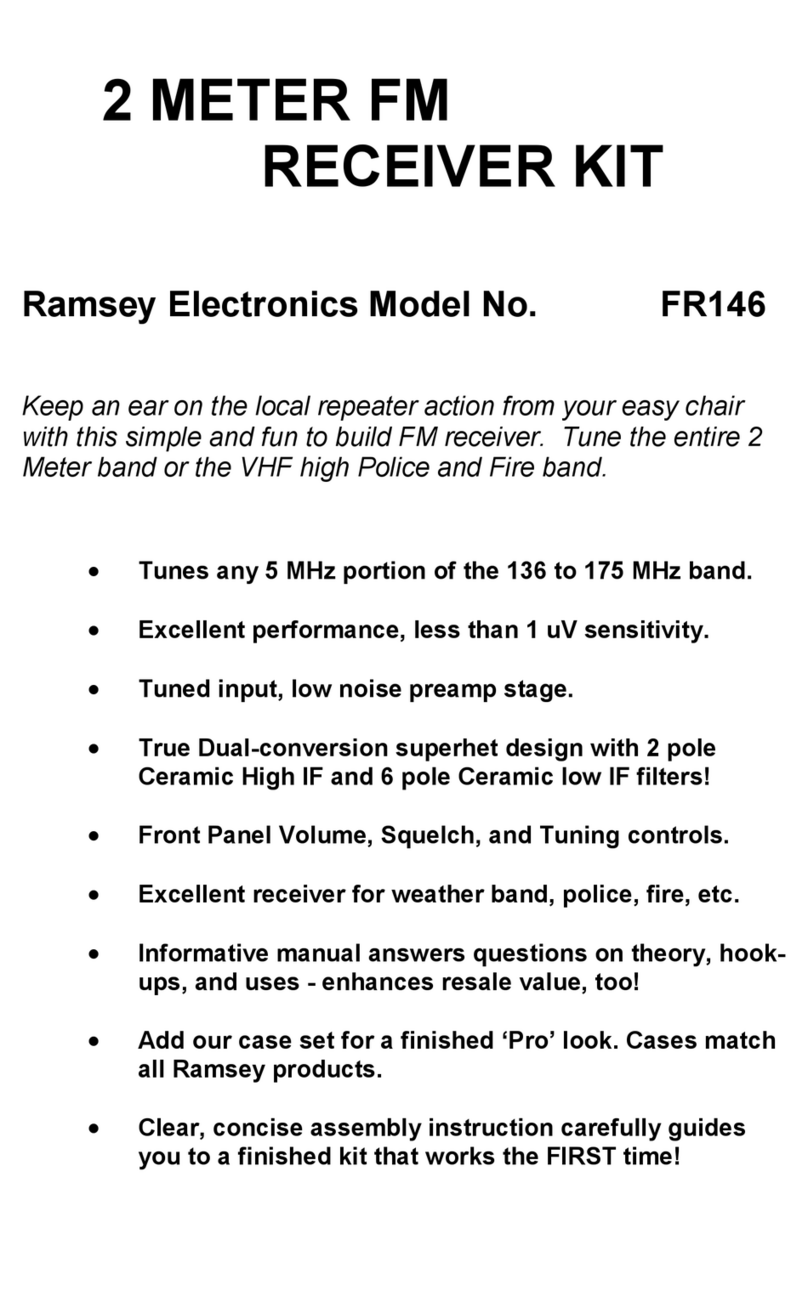 Ramsey Electronics FR146 instruction manual