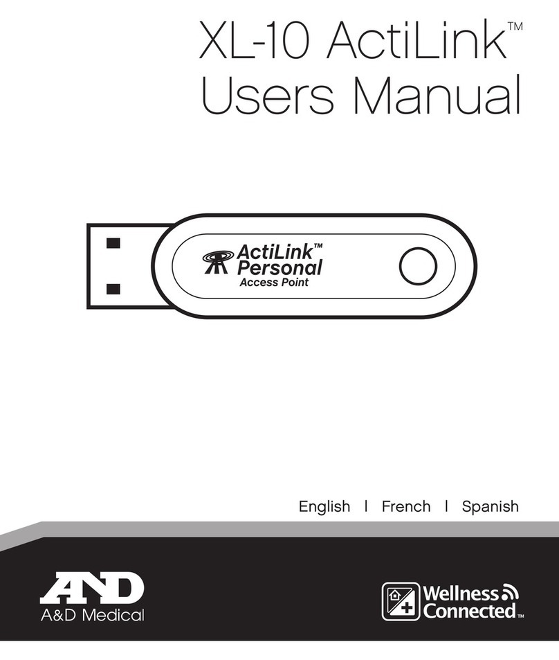 AND XL-10 ActiLink user manual