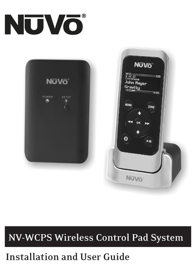 Nuvo NV-WCPS Installation and user guide