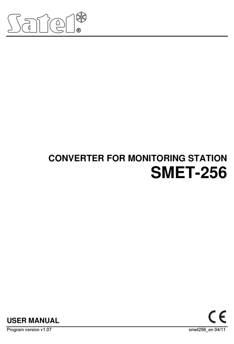 Satel SMET-256 user manual