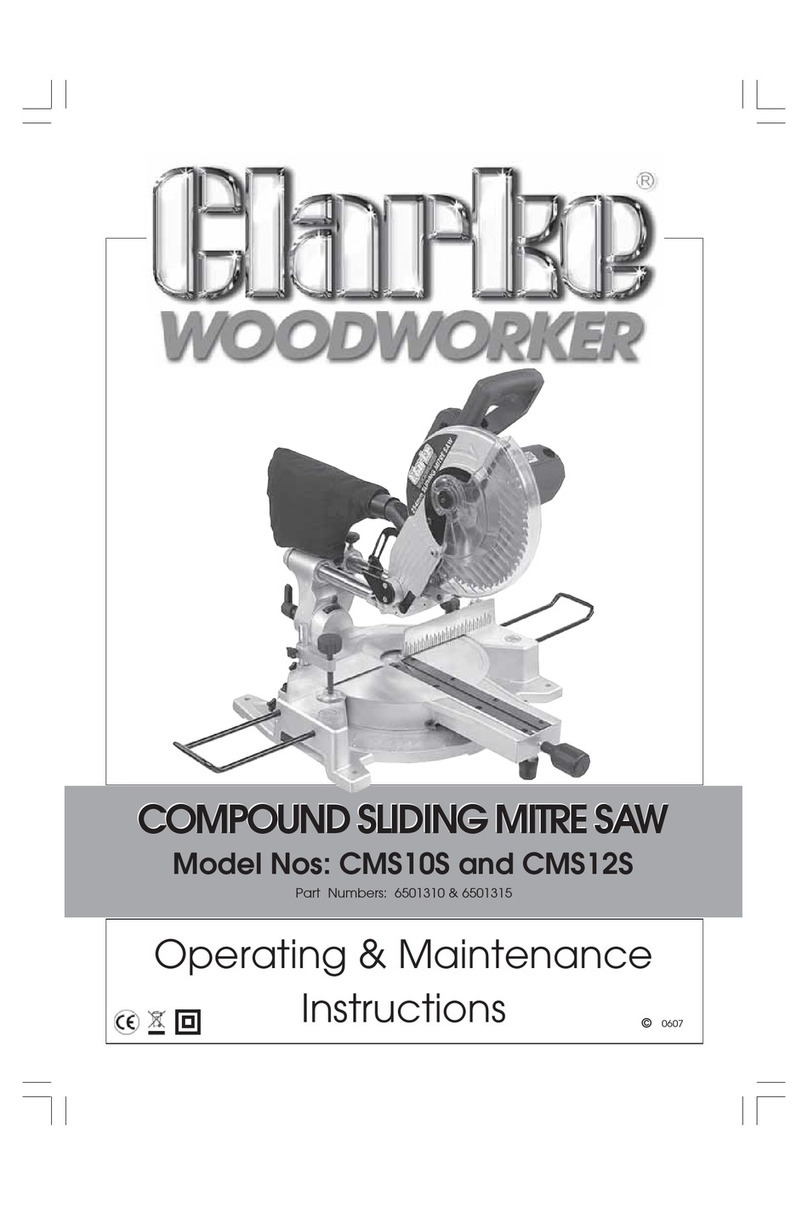 Clarke WOODWORKER CMS10S Manual