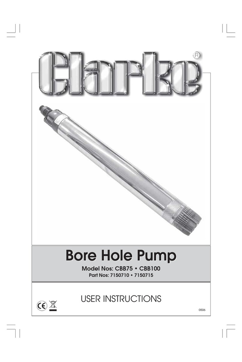 Clarke CBB75 Installation instructions