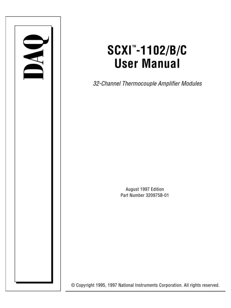 DAQ SCXI-1102 user manual
