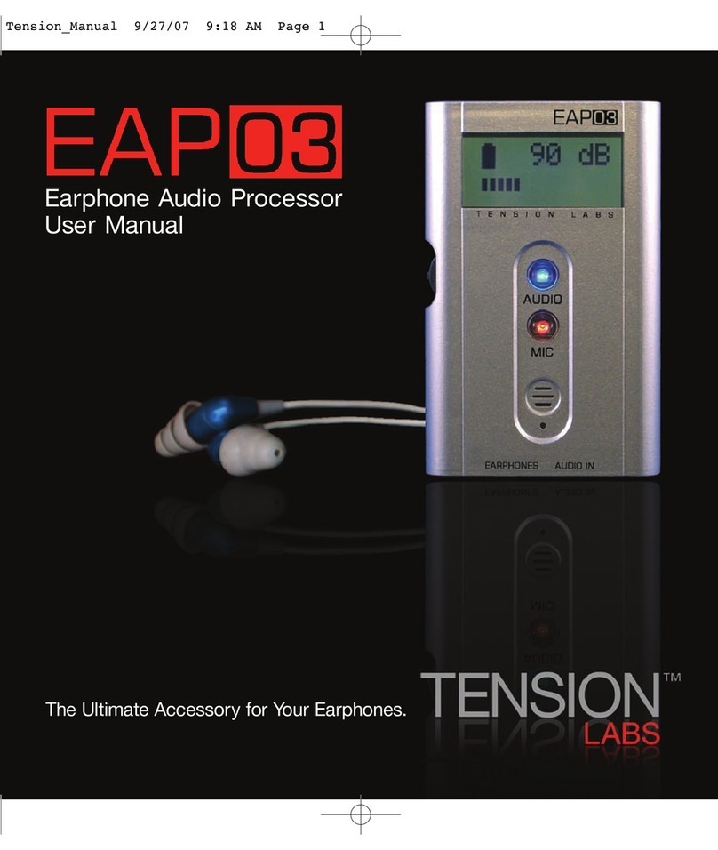 Tension EAP03 user manual Tension EAP03 user manual
