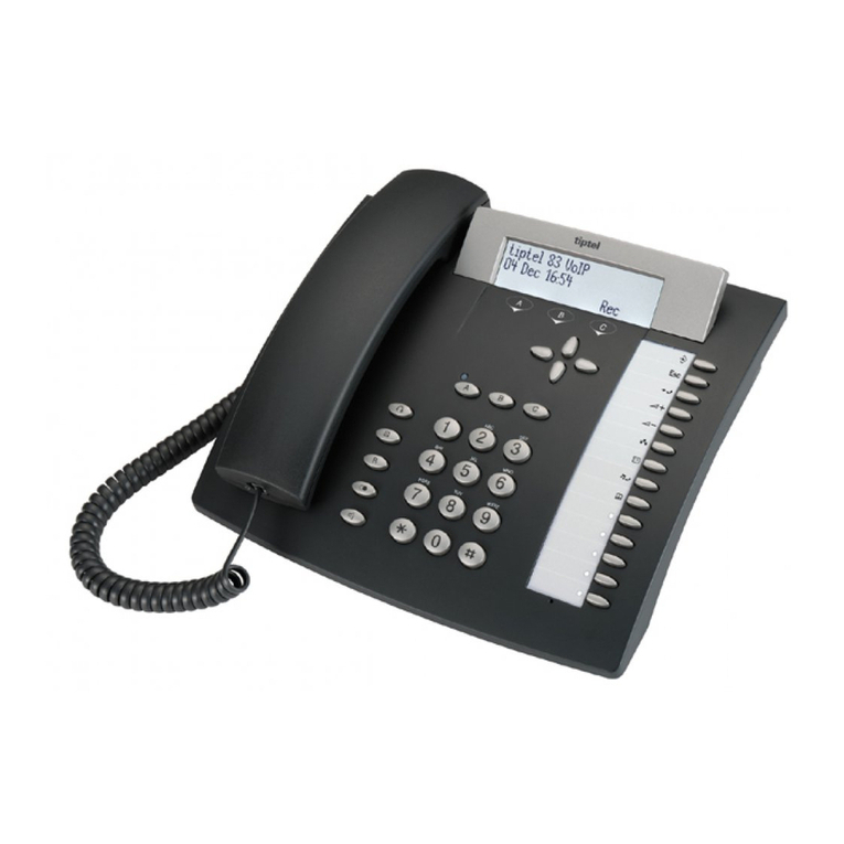 TIPTEL 83 VoIP user manual