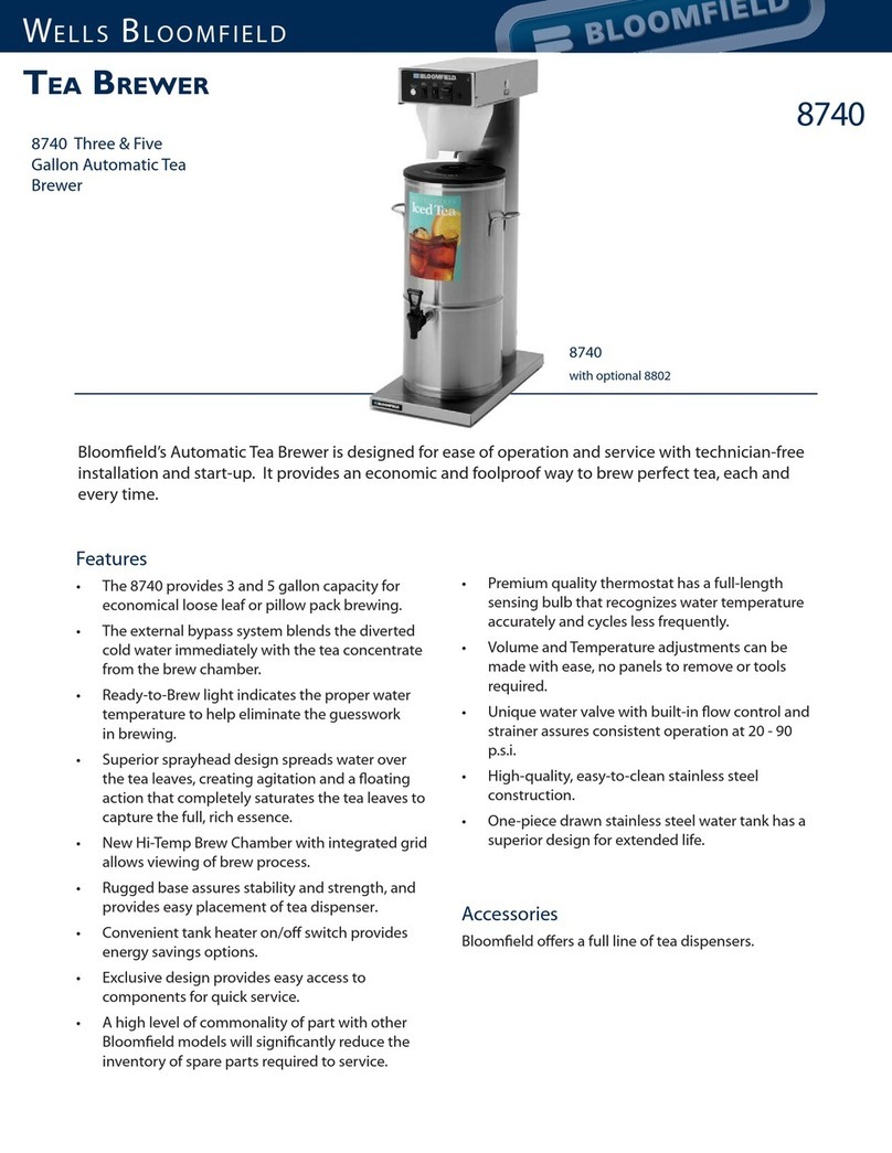 Bloomfield 8740 Specifications